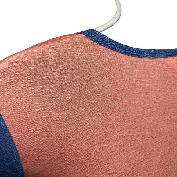 NWT LuLaRoe Pink Classic T Shirt Top Color Block Flowy Short Sleeve Womens Small - Picture 14 of 15